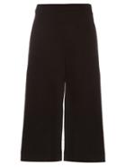 Brunello Cucinelli Wide-leg Cropped Gabardine Trousers