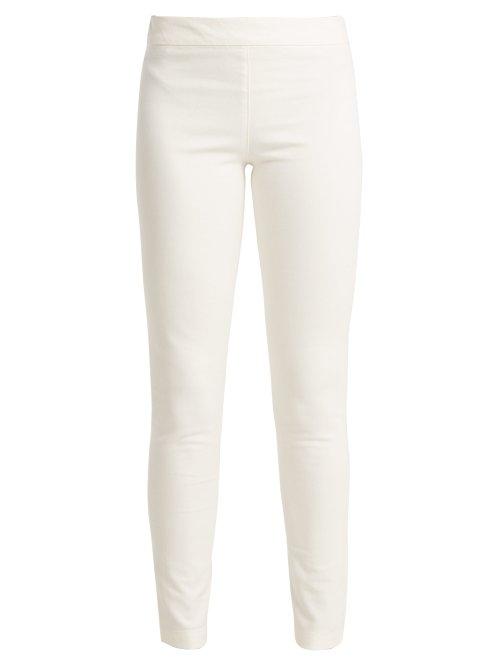 Matchesfashion.com The Row - Stratton Denim Leggings - Womens - White