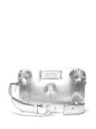 Matchesfashion.com Maison Margiela - Glam Slam Quilted Metallic Leather Cross Body Bag - Womens - Silver