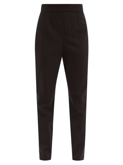 Matchesfashion.com Dolce & Gabbana - Tailored Wool-blend Trousers - Womens - Black