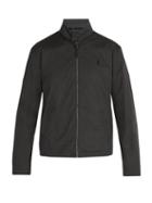 Matchesfashion.com Polo Ralph Lauren - Harrington Logo Embroidered Cotton Jacket - Mens - Charcoal