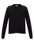 Matchesfashion.com The Row - Wes Bomber-collar Cashmere Cardigan - Mens - Black