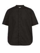 Matchesfashion.com Fear Of God - Band Collar Cotton Shirt - Mens - Black