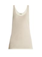 Saint Laurent Scoop-neck Cotton-blend Tank Top