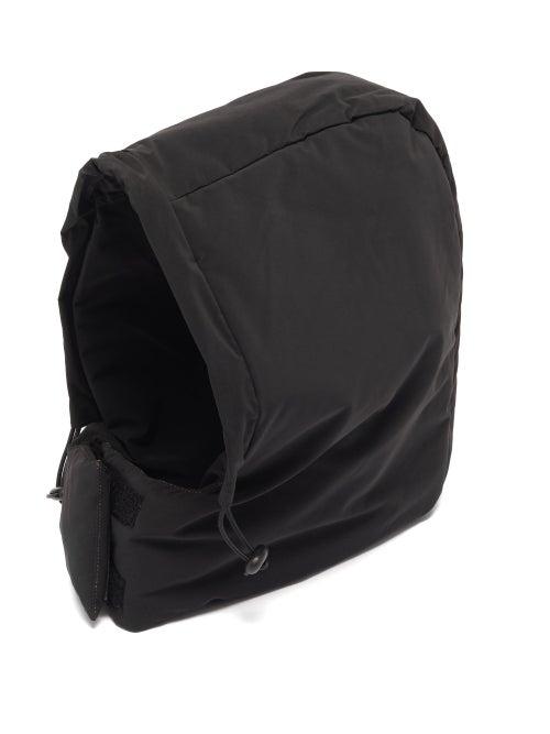 Matchesfashion.com Kassl Editions - Pop Oil Velvet Drawstring Hood - Womens - Black