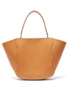 Matchesfashion.com Mansur Gavriel - Ocean Pink Lined Leather Tote Bag - Womens - Brown Multi