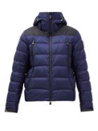 Moncler Grenoble - Camurac Hooded Quilted Down Coat - Mens - Navy