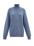 Raey - Recycled-cashmere Blend Roll-neck Sweater - Womens - Blue