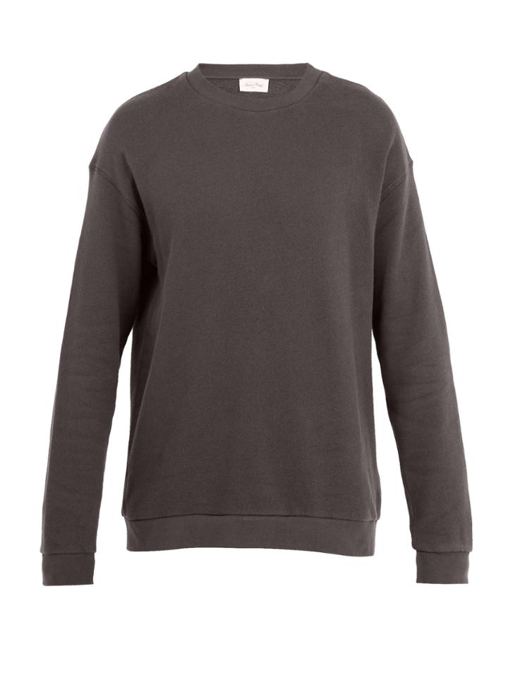 American Vintage Cotton-fleece Jersey Sweatshirt