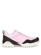 Matchesfashion.com Roa - Oblique Tread Sole Ripstop Trainers - Mens - Pink