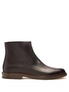 A.p.c. Leonard Leather Ankle Boots