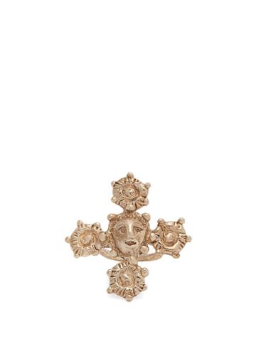 Joanne Burke Lady Flower Chain Face Ring