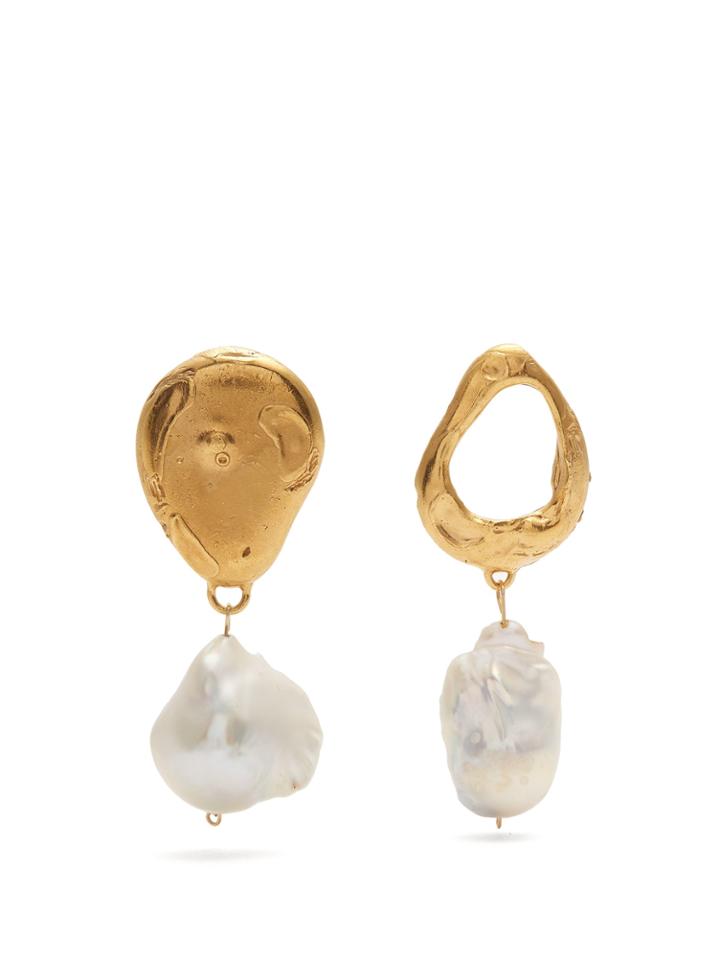 Alighieri The Infernal Storm Gold-plated Earrings