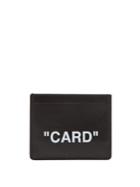 Off-white Quote Leather Cardholder