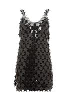Matchesfashion.com Paco Rabanne - Star Chainmail Mini Dress - Womens - Black