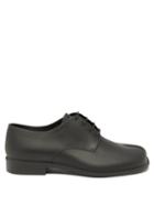 Maison Margiela - Tabi Split-toe Rubber Derby Shoes - Mens - Black
