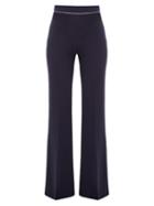 Matchesfashion.com Max Mara Studio - Panfilo Trousers - Womens - Navy
