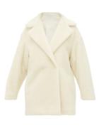 Matchesfashion.com Harris Wharf London - Teddy Alpaca Blend Coat - Womens - Ivory
