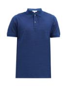 Matchesfashion.com Sunspel - Riviera Cotton-piqu Polo Shirt - Mens - Blue