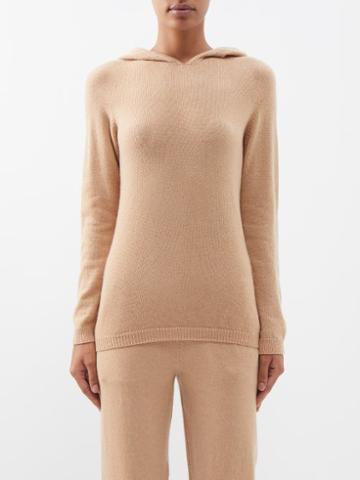 Johnstons Of Elgin - Cashmere Hooded Sweater - Womens - Camel