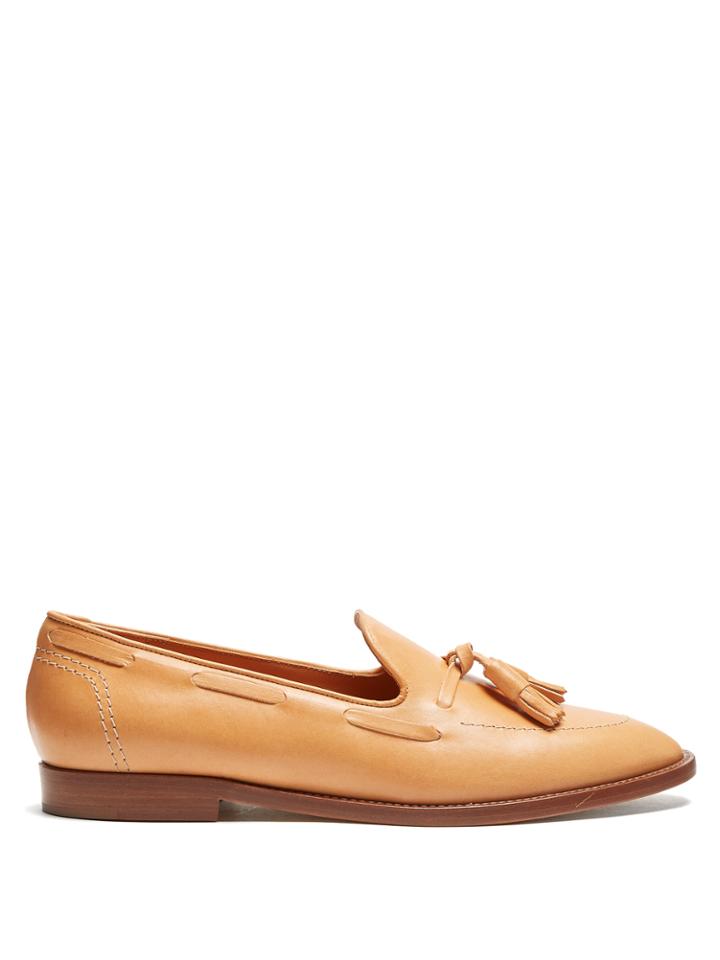 Mansur Gavriel Double-tassel Leather Loafers