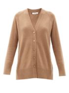 Matchesfashion.com S Max Mara - Uranio Cardigan - Womens - Camel