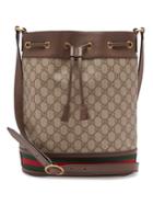 Gucci Ophidia Gg Supreme Leather Bucket Bag
