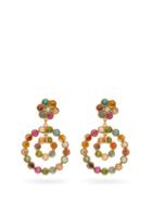 Matchesfashion.com Sylvia Toledano - Beaded Circular Drop Earrings - Womens - Multi