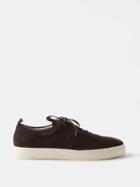 Grenson - Sneaker 1 Suede Trainers - Mens - Dark Brown