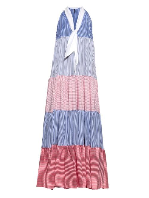 Lisa Marie Fernandez Long Baby Doll Tiered Cotton Dress