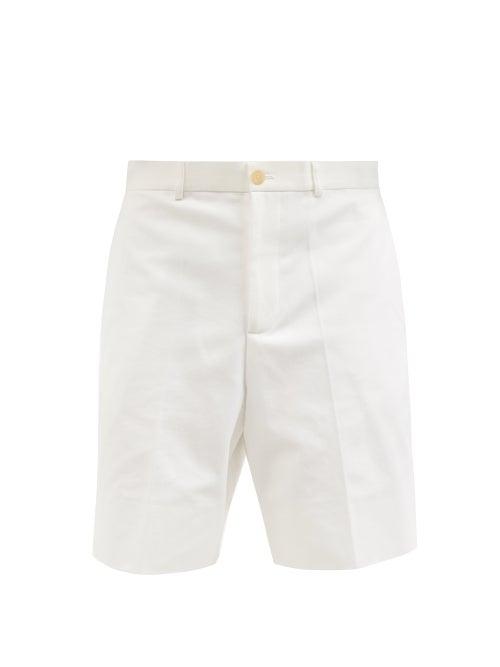 Alexander Mcqueen - Cotton-twill Shorts - Mens - Ivory