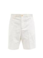 Alexander Mcqueen - Cotton-twill Shorts - Mens - Ivory