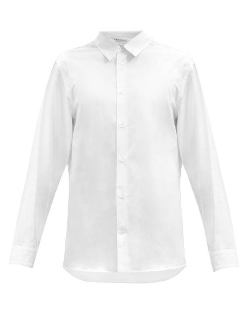 Matchesfashion.com Gabriela Hearst - Quevedo Cotton-poplin Shirt - Mens - White