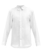 Matchesfashion.com Gabriela Hearst - Quevedo Cotton-poplin Shirt - Mens - White