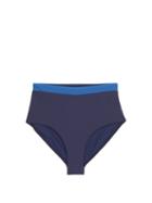 Matchesfashion.com Casa Raki - Marina High-rise Bikini Briefs - Womens - Navy