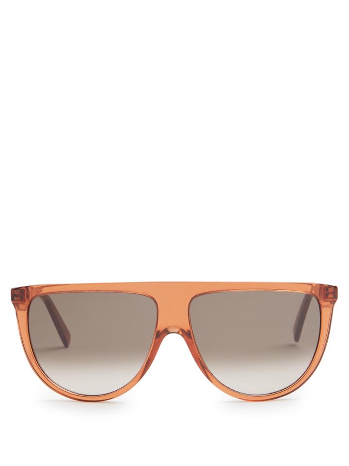 Céline Eyewear Shadow Flat-top Sunglasses