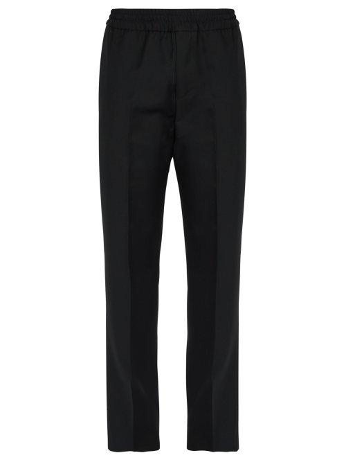 Matchesfashion.com Acne Studios - Ryder Wool And Mohair Blend Trousers - Mens - Black
