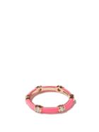 Ladies Fine Jewellery Melissa Kaye - Zea Diamond, Enamel & 18kt Gold Ring - Womens - Pink Multi