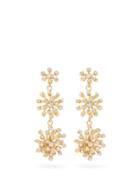Matchesfashion.com Rosantica - Arcadia Starburst Crystal Drop Earrings - Womens - Gold