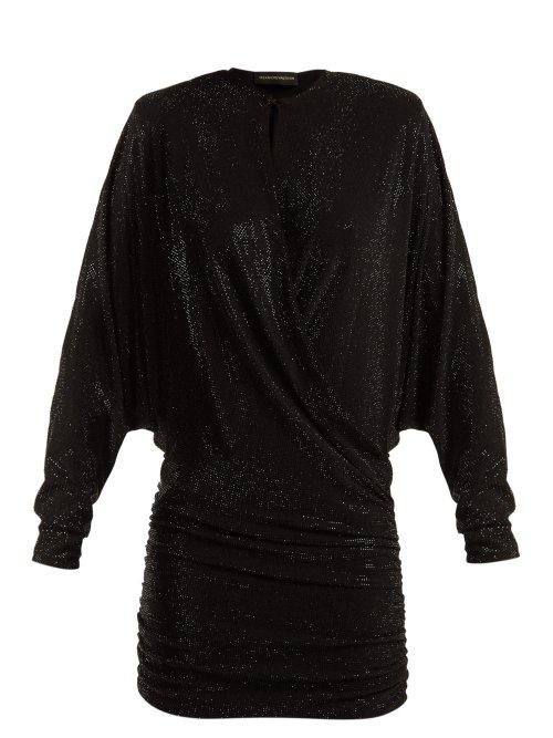 Matchesfashion.com Alexandre Vauthier - Crystal Embellished Mini Dress - Womens - Black