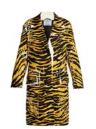 Prada Tiger-print Misty-patch Coat