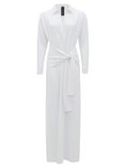 Matchesfashion.com Norma Kamali - Tie-waist Shirt Dress - Womens - White