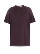 Matchesfashion.com Givenchy - Vintage Logo Print Cotton Jersey T Shirt - Mens - Purple