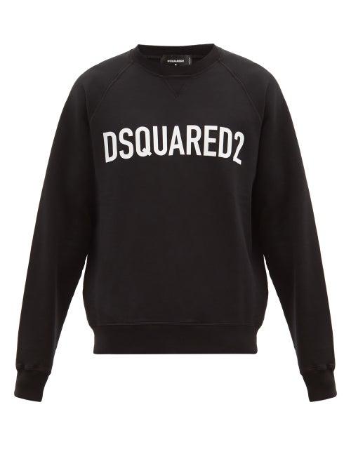 Dsquared2 - Logo-print Cotton-jersey Sweatshirt - Mens - Black