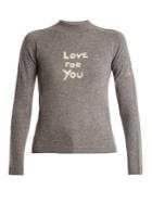 Bella Freud Love For You Cashmere-blend Sweater