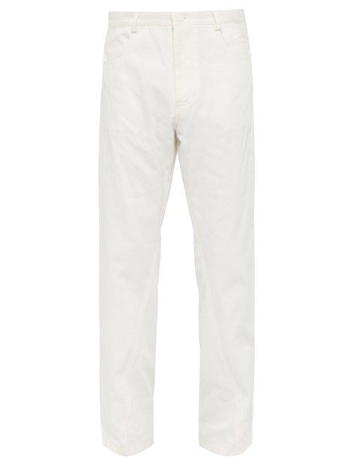 Matchesfashion.com Bianca Saunders - Loose Fit Jeans - Mens - White