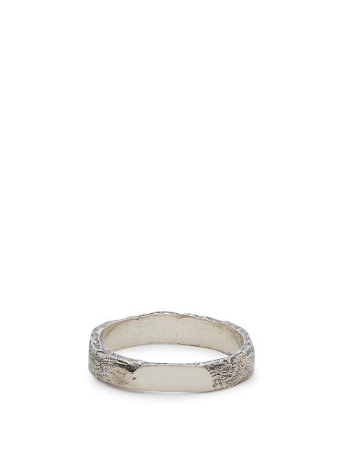 Matchesfashion.com Pearls Before Swine - Oxidised Sterling Silver Ring - Mens - Silver