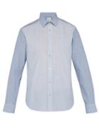 Matchesfashion.com Paul Smith - Multi Stripe Cotton Bib Shirt - Mens - Blue Multi