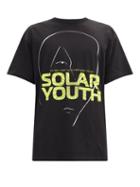 Matchesfashion.com Raf Simons - Solar Youth-print Cotton-jersey T-shirt - Mens - Black