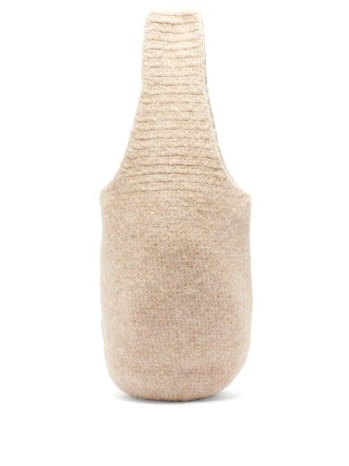 Matchesfashion.com Lauren Manoogian - Calabaza Felted-crochet Tote Bag - Womens - Beige